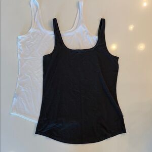 Kit and Ace Black and White Tank Tops